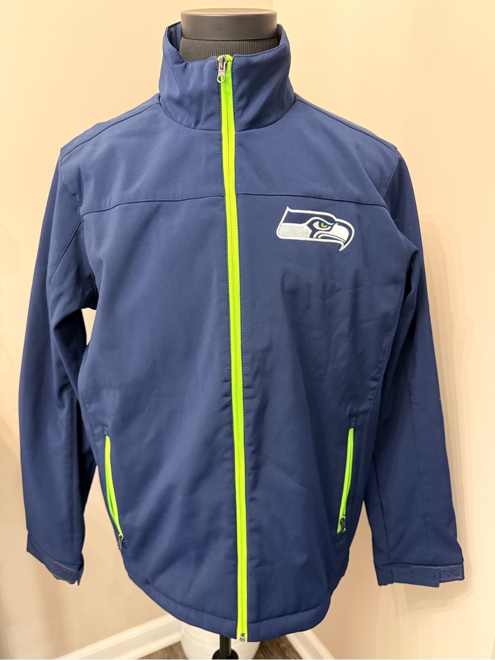 Seattle Seahawks G-III Jacket Adult Sz Large Full Zip Football NFL Sport Mens - Picture 2 of 16